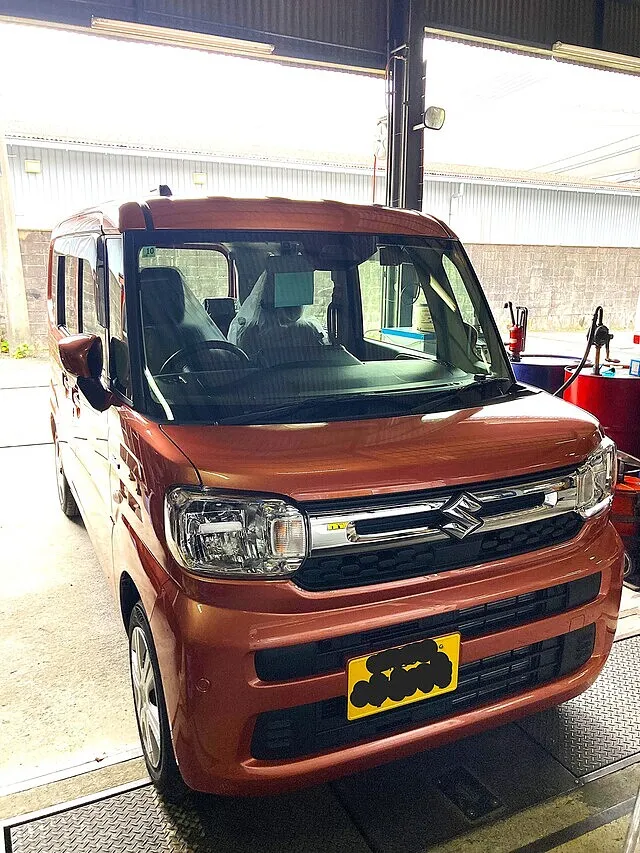 新見市　新車販売　スズキ　スペーシア
