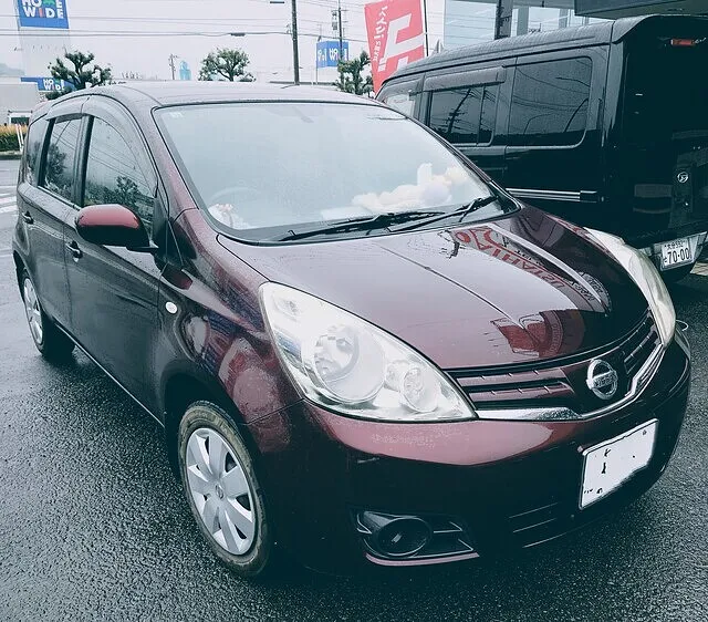 大分県　日産　ノート　車検　整備