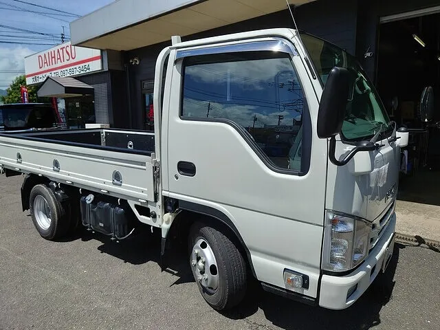 大分市　イスズエルフ　トラック　車検