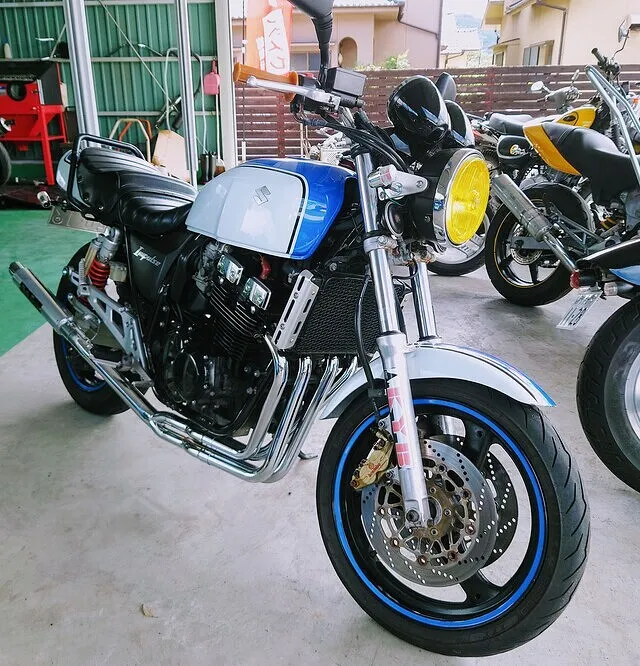 大分市　スズキ　GSX400 インパルス　オイル交換　各点検