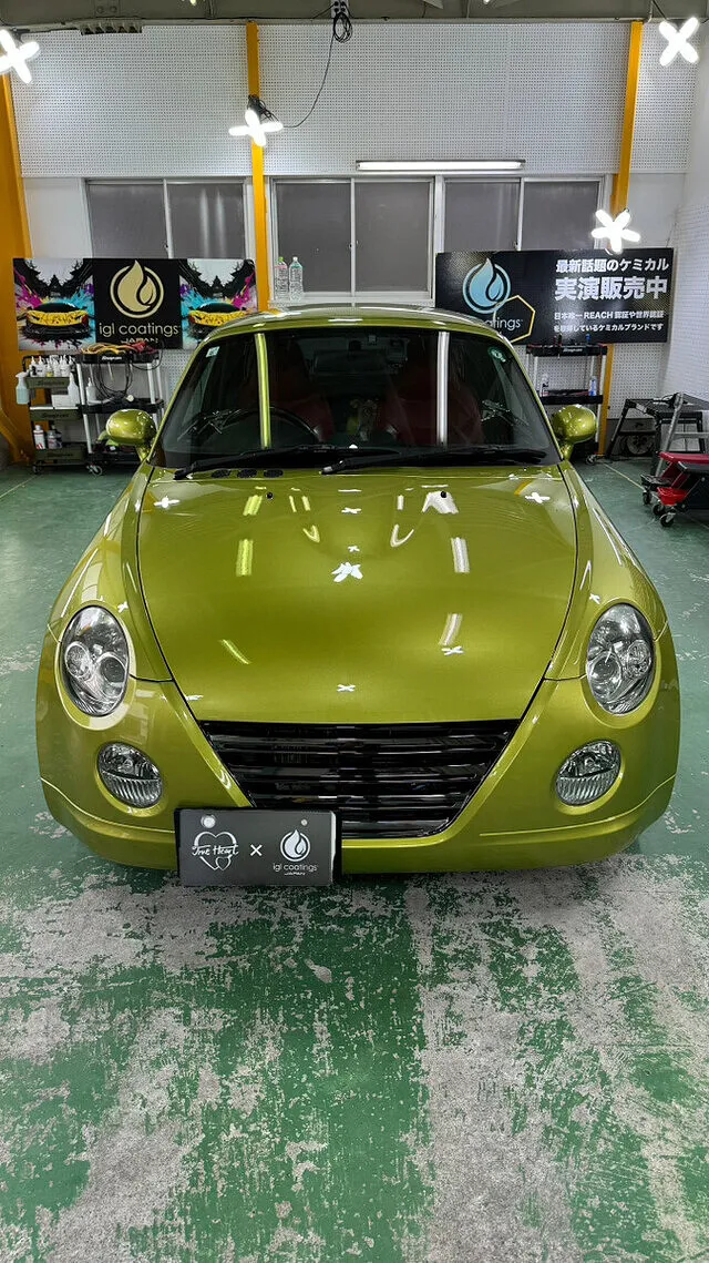 セラミックコーティング　K様　コペン　KENZO施工
