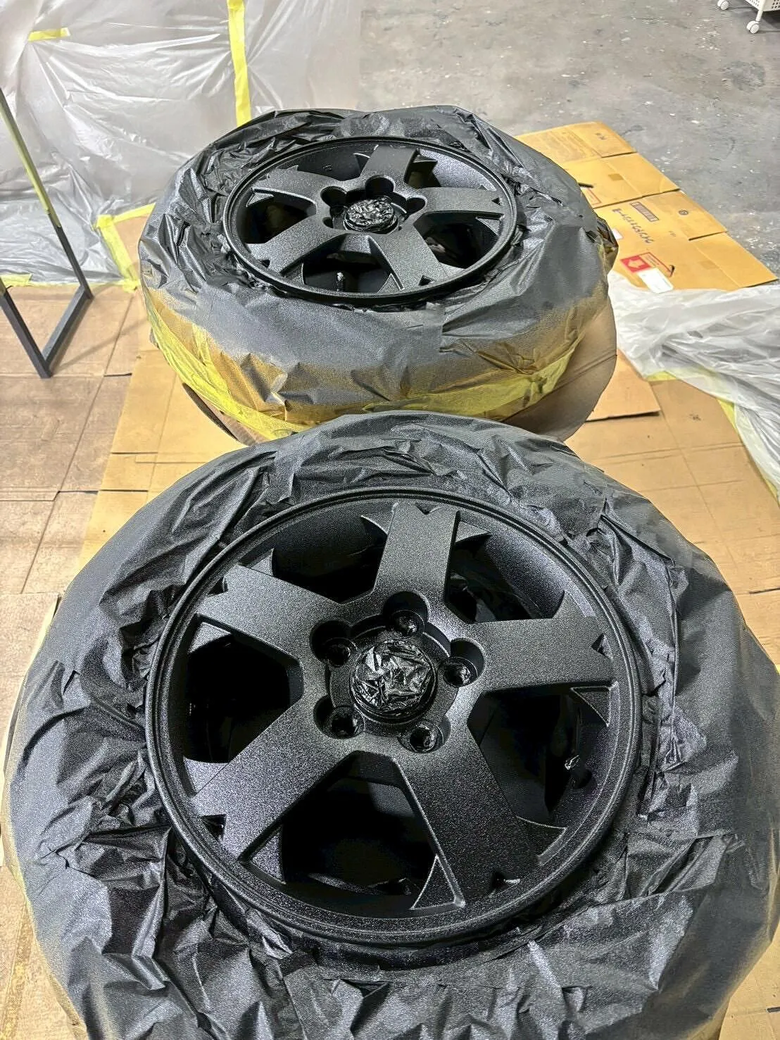 アルミホイール　ラプター塗装　新発田市　阿賀野市