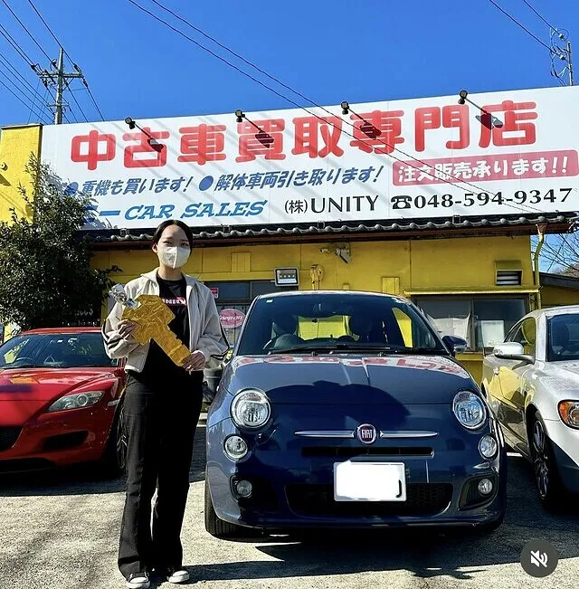 FIAT500のマニュアルの納車です！