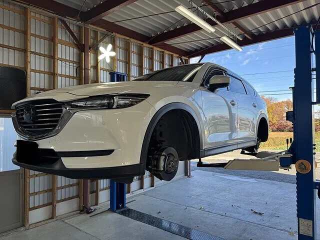 川越市　認証工場　タイヤ交換　CX-8