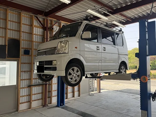 川越市　認証工場　車検　エブリィワゴン