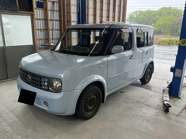 川越市　認証工場　車検　キューブ