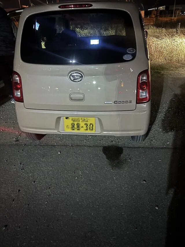 福岡県福岡市東区香椎　ミラココア　パンク　深夜レッカーレンタカー