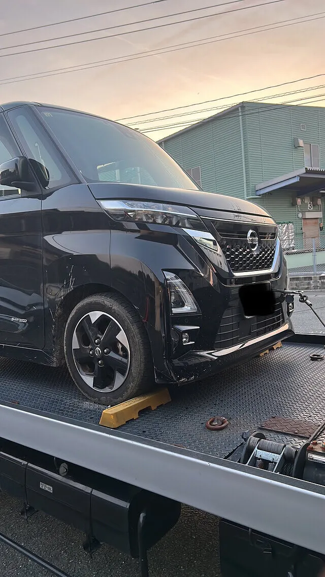 福岡県　ロードサービス　　エンジントラブル　ホンダ　N-BOX