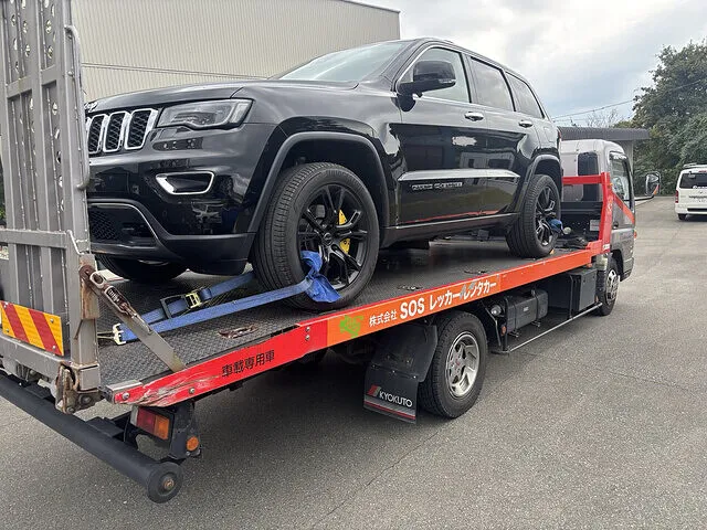 福岡県　ロードサービス　JEEP 故障
