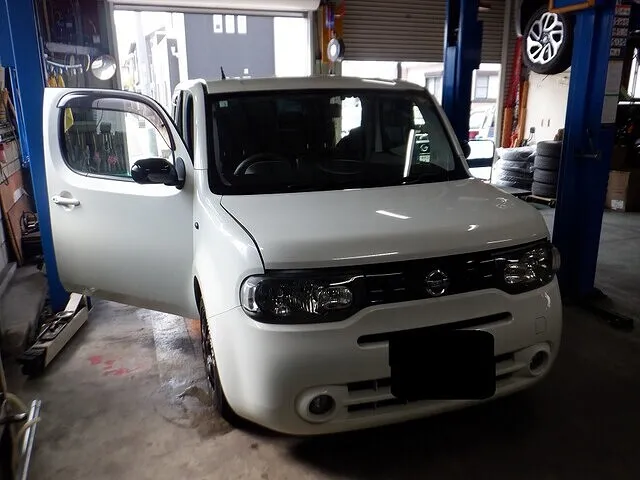 羽島郡笠松町　車検　キューブ　岐阜市　車検　１日車検