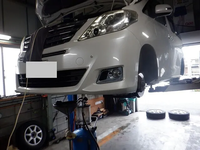 羽島郡笠松町　車検　アルファード　岐阜市　1日車検　修理