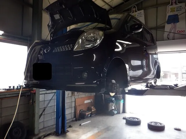 日産　モコ　車検　笠松町　一宮市　岐南町　整備　修理　1日車検