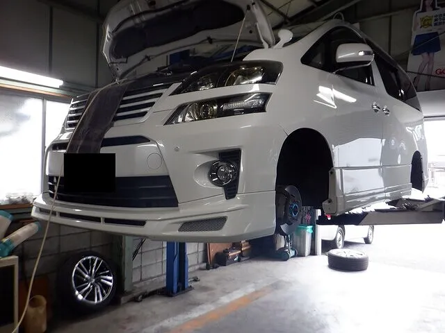 トヨタ　ヴェルファイア　車検　笠松町　岐阜市　整備　1日車検