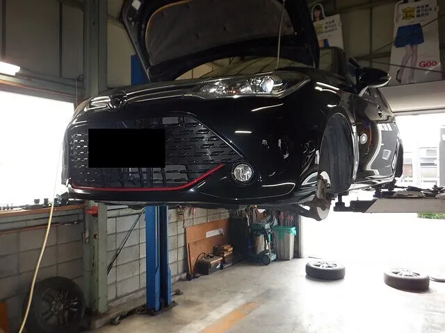 トヨタ　フィールダー　車検　笠松町　岐南町　修理　整備　1日車検