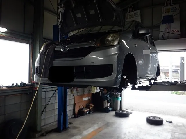 ダイハツ　ミライース　車検　笠松町　岐阜市　修理　整備　1日車検