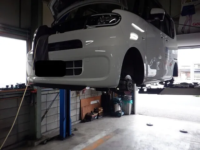 ダイハツ　タント　笠松町　岐南町　車検　車検整備　1日車検