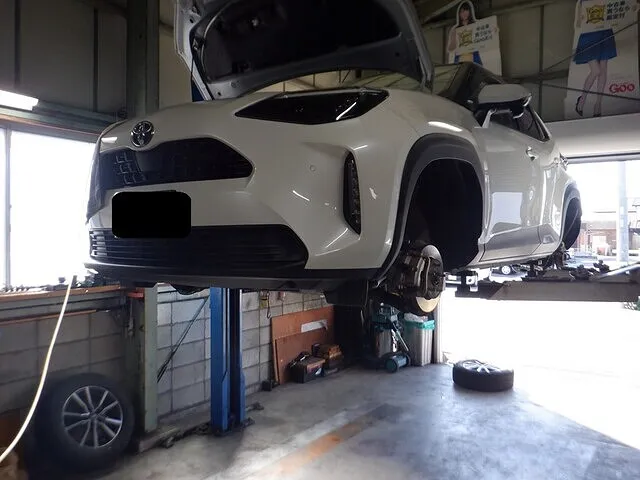 トヨタ　ヤリスクロス　笠松町　羽島市　車検　車検整備　1日車検