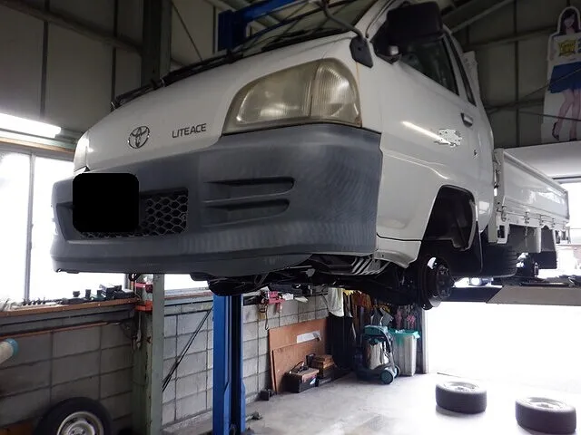 トヨタ　ライトエース　笠松町　岐阜市　車検　車検整備　1日車検