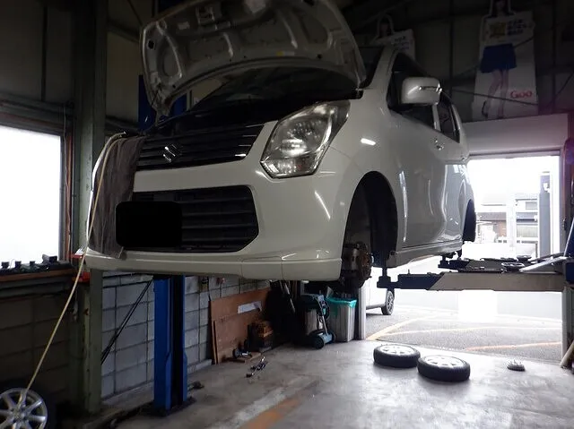 スズキ　ワゴンＲ　中古車整備　車検取得　笠松町　