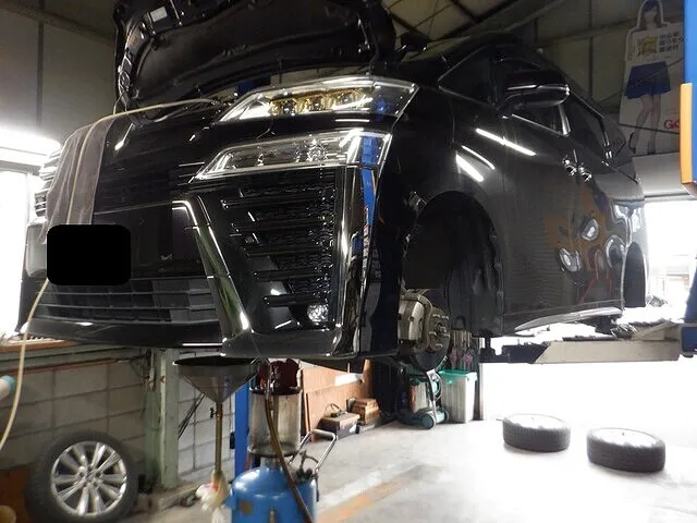 トヨタ　ヴェルファイア　笠松町　岐阜市　車検　車検整備　1日車検