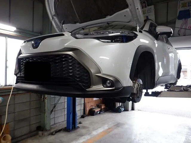 トヨタ　カローラクロス　笠松町　岐南町　1日車検　車検整備