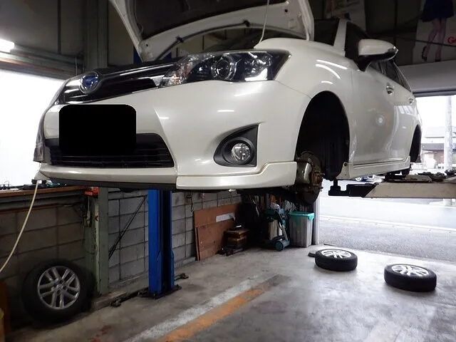 トヨタ　フィールダー　岐南町　笠松町　岐阜市　1日車検　車検