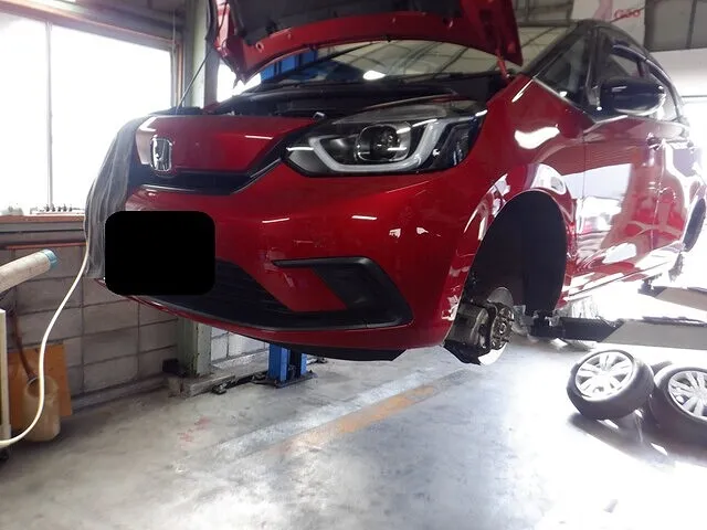 ホンダ　フィット　岐南町　笠松町　岐阜市　1日車検　車検