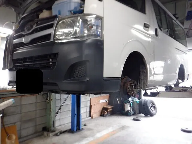 トヨタ　ハイエース　岐阜市　笠松町　柳津町　1日車検　車検