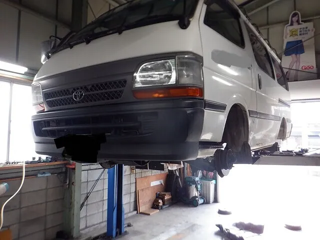 トヨタ　ハイエース　岐阜市　笠松町　柳津町　1日車検　車検