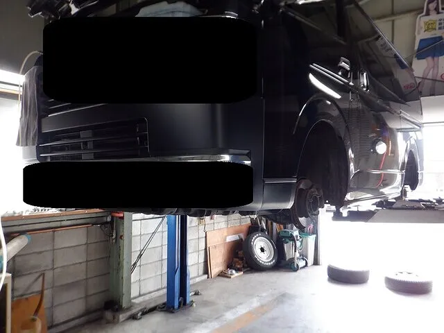 トヨタ　ハイエース　一宮市　笠松町　岐阜市　1日車検　車検
