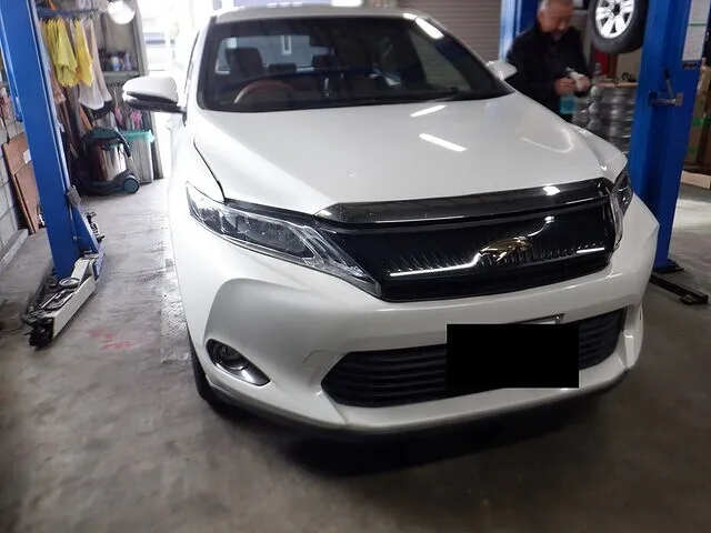 トヨタ　ハリアー　稲沢市　笠松町　岐南町　1日車検　車検