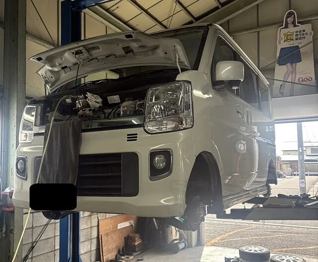 スズキ　エブリー　笠松町　岐南町　1日車検　車検