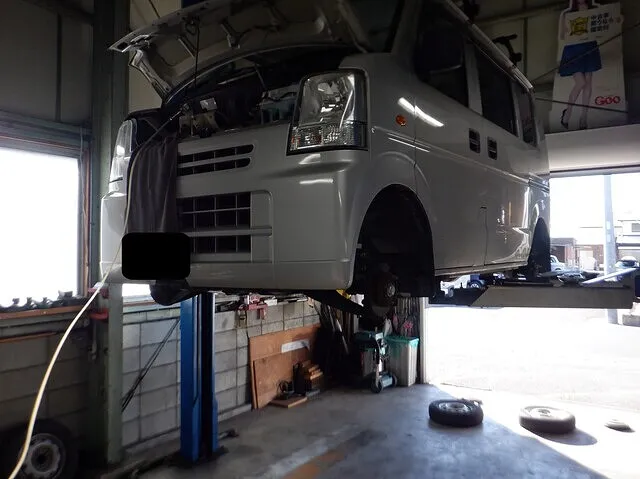 スズキ　エブリーＶ　犬山市　笠松町　岐南町　1日車検　車検