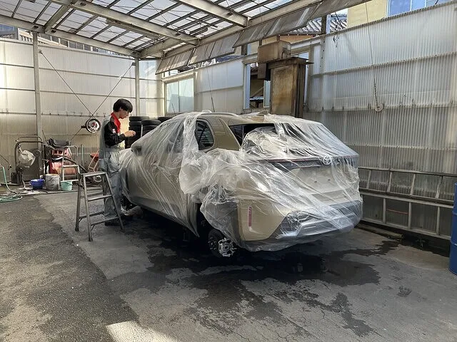 長野市 修理 ハイゼットカーゴ サビ止め 防錆
