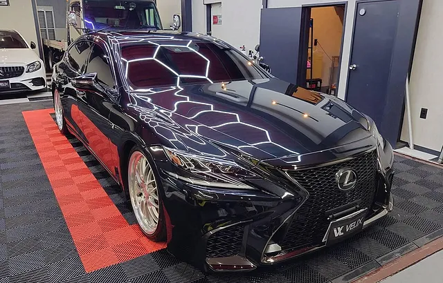 東村山市 カーフィルム レクサス LS500 イベント用フィルム