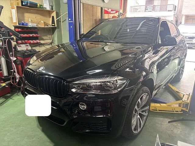 大阪市　BMW X6 車検