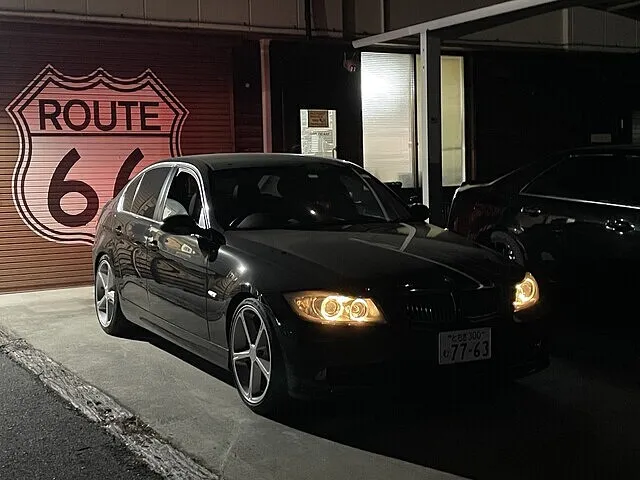 栃木市T様　BMW330【E90】バックカメラ取付ご依頼