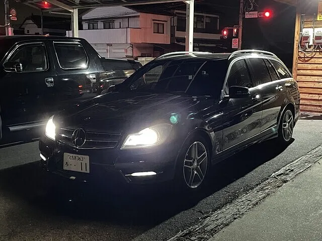 栃木市U様　ベンツC200ワゴン バッテリー、オイル交換ご依頼