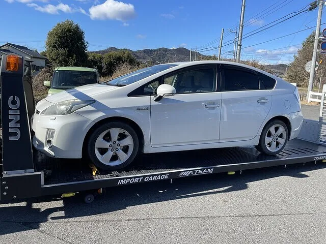 栃木市N様　プリウスもらい事故　保険修理ご依頼