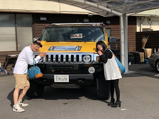 長野県　S様　ハマーH2　正規ディーラー車　イエロー　ご成約