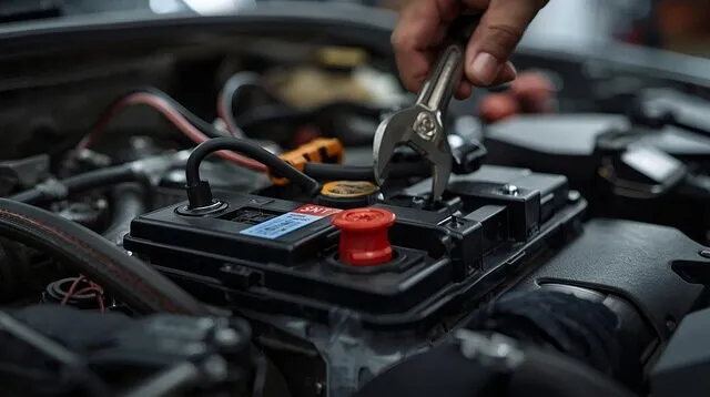 バッテリー交換　笛吹市