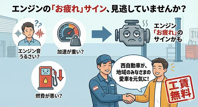 西自動株式会社｜オイル交換工賃がなんと「0円」事前予約で受付中！