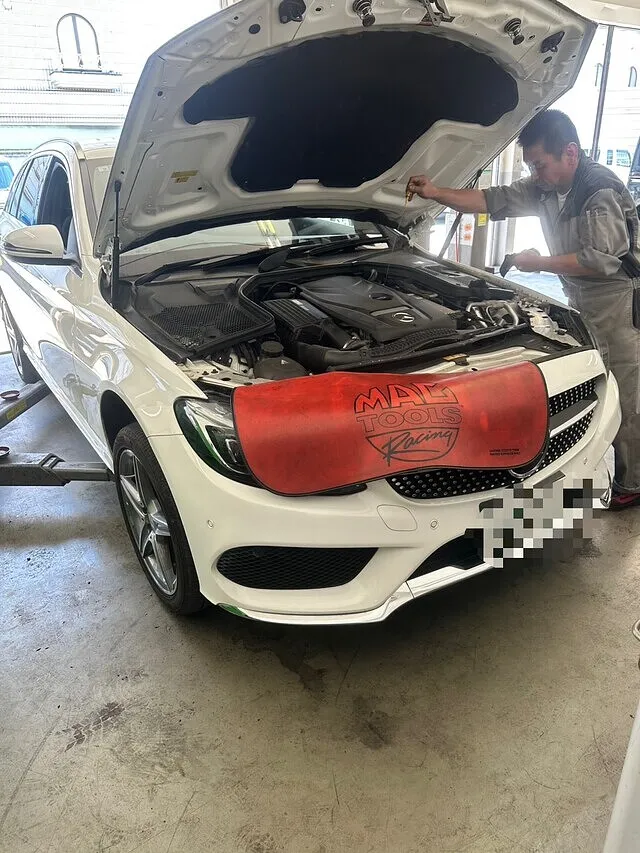 車検　ベンツ　C200　越谷