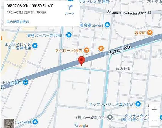 アクセスページへの導線です