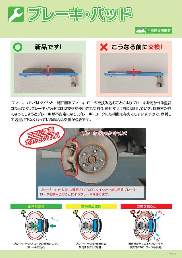 ブレーキパット交換