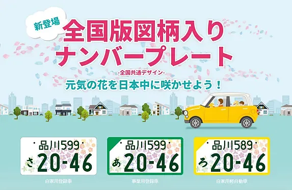 図柄ナンバープレートについて