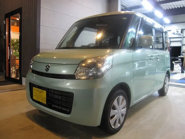 スペーシア　MK32S リア サンシェード　ロールカーテン　修理