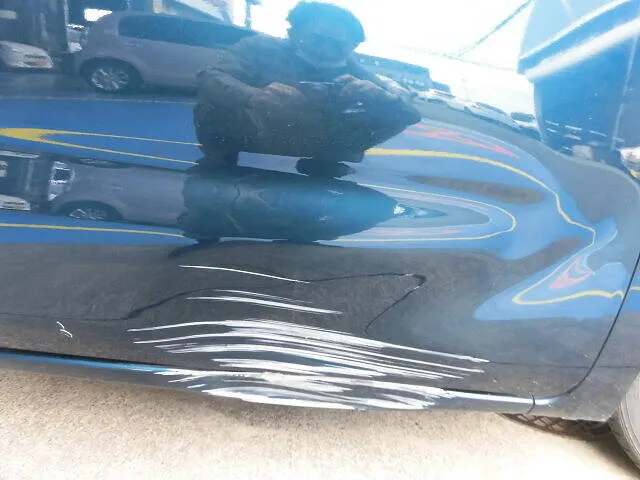 富士市 鈑金塗装 ウェイク 右フロントドア、右サイドシル交換修理