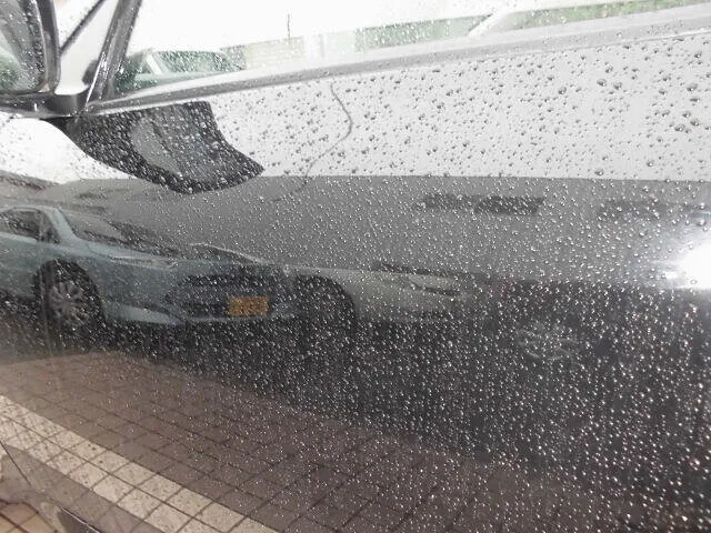 富士市　鈑金塗装　スカイライン　助手席ドア凹み修理塗装