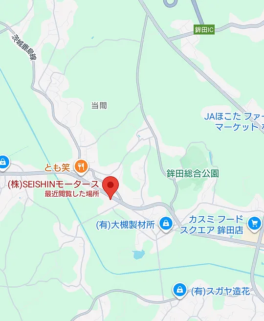 アクセスページへの導線です